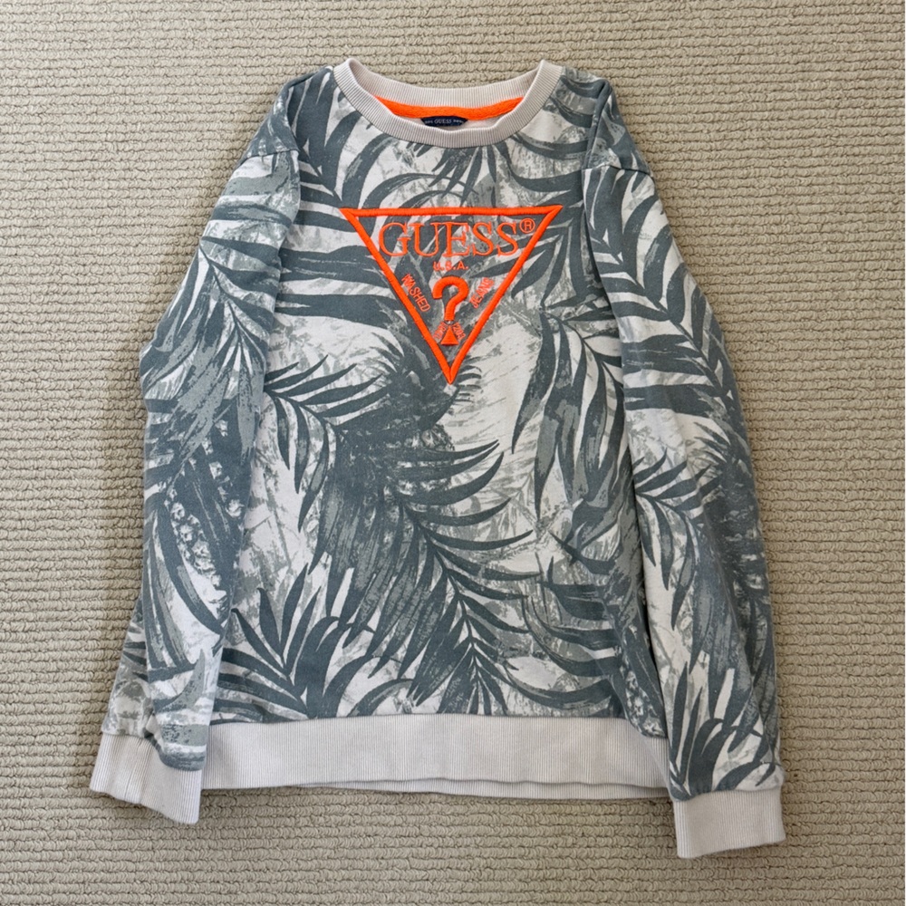 Guess Tropical Print Sweater Kids